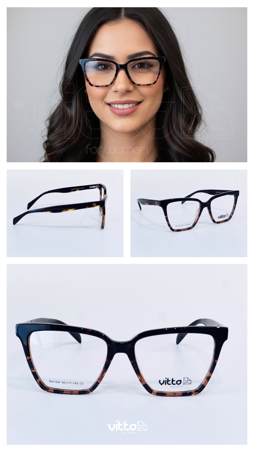 Armação Unissex Vitta Pantos: Estilo Retrô e Intelectual