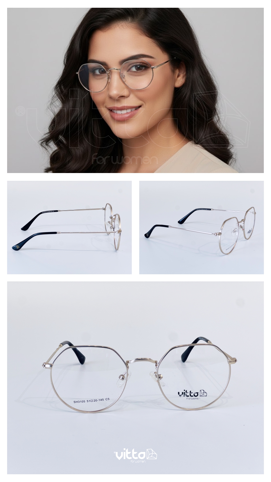 Armação Vitta Square Moderno: Elegância Atemporal Feminina