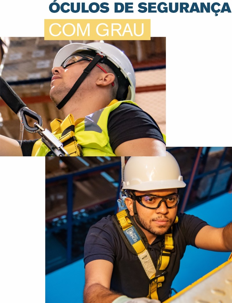 Óculos de Segurança EPI com Grau